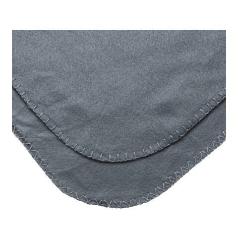 Fleece blanket in pouch anthracite | No Branding | not available | not available | not available