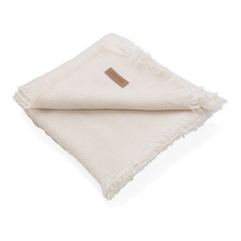 Ukiyo Aware™ Polylana® woven blanket 130x150cm off white | No Branding | not available | not available | not available