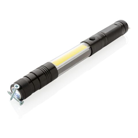 Large telescopic light with COB black | No Branding | not available | not available