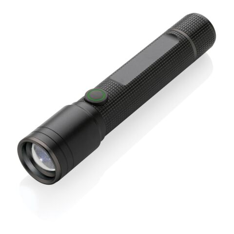 Gear X RCS recycled aluminum USB-rechargeable torch black | No Branding | not available | not available
