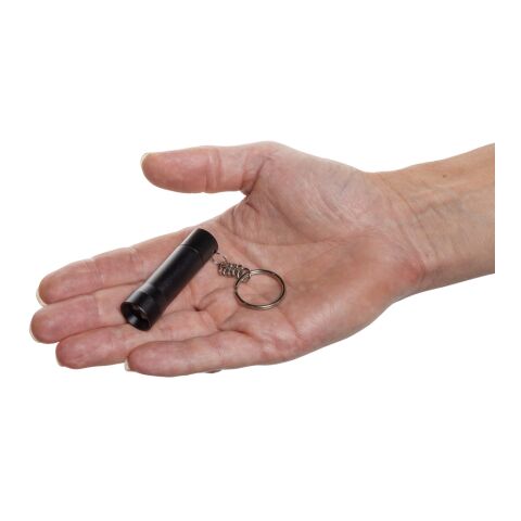 Flash RCS recycled aluminium keychain torch black | No Branding | not available | not available