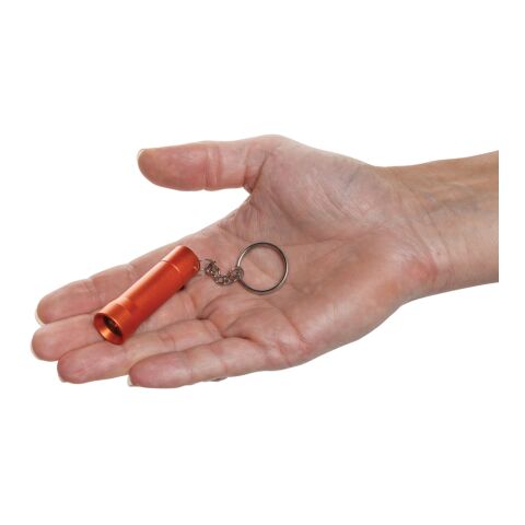 Flash RCS recycled aluminium keychain torch orange | No Branding | not available | not available