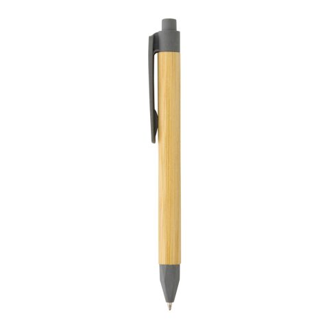 FSC®write responsible recycled paper barrel pen Charcoal Grey | No Branding | not available | not available