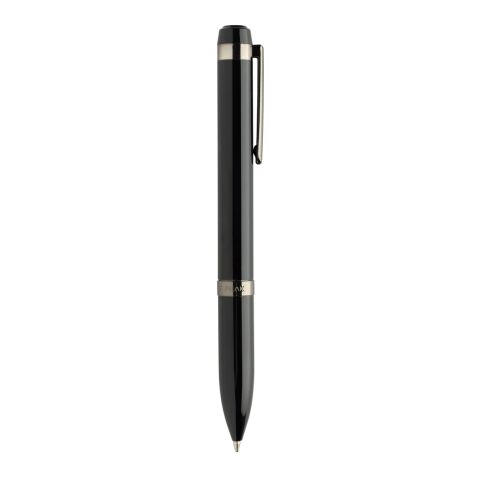 Swiss peak OSLO recycled stainless steel deluxe pen black