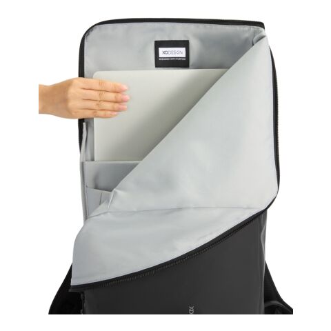 Urban Water Resistant Flap-top Backpack black-grey | No Branding | not available | not available