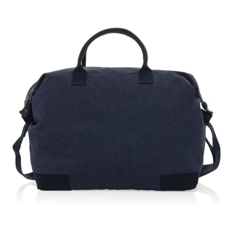Kezar AWARE™ 500 gsm recycled canvas deluxe weekend bag navy