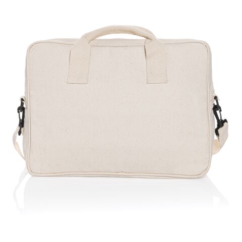 Laluka AWARE™ recycled cotton 15.4 inch laptop bag white | No Branding | not available | not available | not available