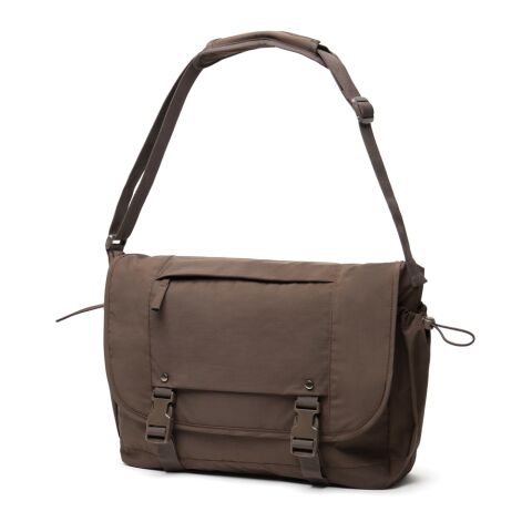 KENTO URBAN RCS recycled nylon 15.6 inch Messenger brown | No Branding | not available | not available | not available
