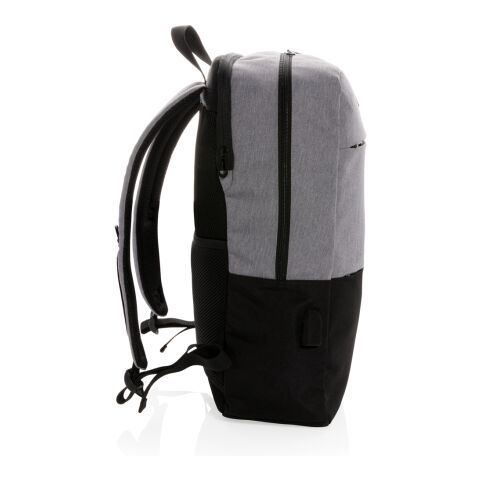 Modern 15.6&quot; USB &amp; RFID laptop backpack PVC free black | No Branding | not available | not available | not available