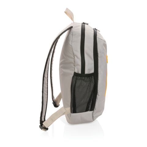 Impact AWARE™ 300D RPET casual backpack brown-orange | No Branding | not available | not available | not available