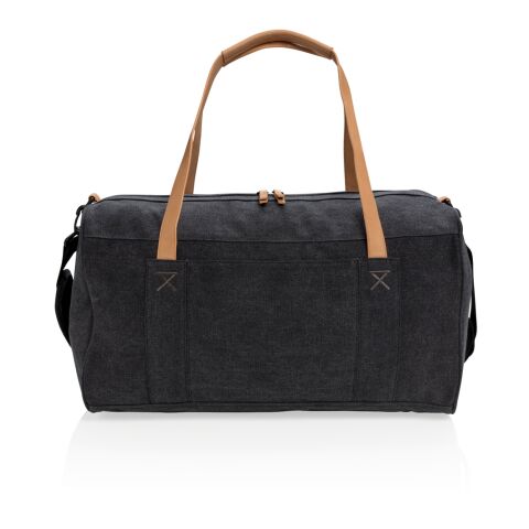 Canvas travel/weekend bag PVC free black | No Branding | not available | not available | not available