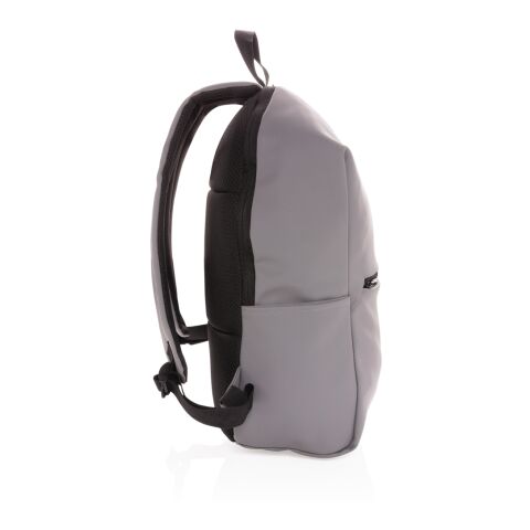 Smooth PU 15.6&quot; Laptop Backpack grey | No Branding | not available | not available