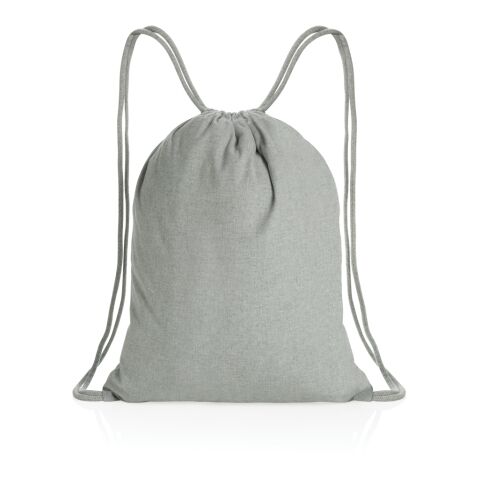 Impact AWARE™ Recycled cotton drawstring backpack 145g grey | No Branding | not available | not available | not available