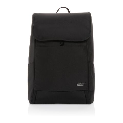 Swiss Peak Fern AWARE™ RPET all over zipper 15.6&quot; backpack black | No Branding | not available | not available | not available