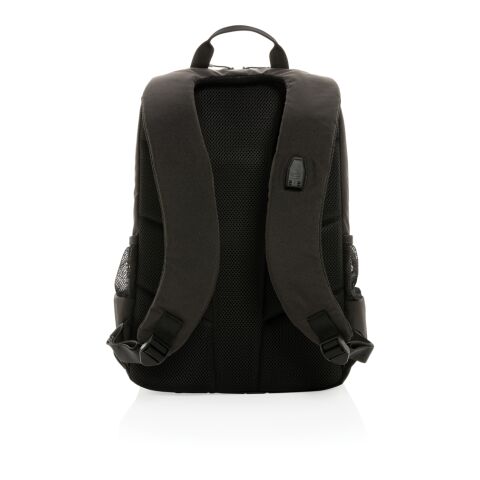 Impact AWARE™ Lima 15.6' RFID laptop backpack black-white | No Branding | not available | not available | not available