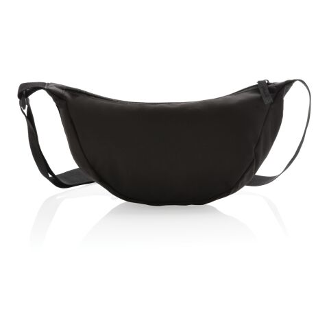 Crescent AWARE™ RPET half moon sling bag black | No Branding | not available | not available | not available