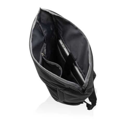 Swiss Peak Aware™ RPET Leonard 15.6 inch laptop backpack black | No Branding | not available | not available | not available