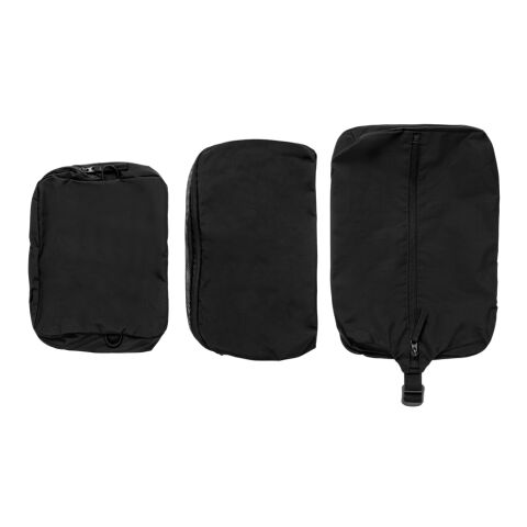 KENTO URBAN RCS recycled nylon packing cube set black