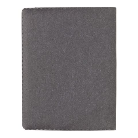 Recycled leather A4 portfolio grey | No Branding | not available | not available