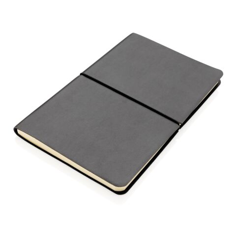 Modern deluxe softcover A5 notebook black | No Branding | not available | not available