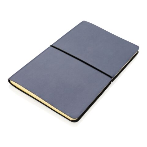 Modern deluxe softcover A5 notebook navy | No Branding | not available | not available
