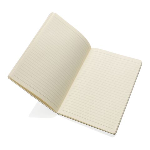 A5 FSC® deluxe hardcover notebook grey | No Branding | not available | not available