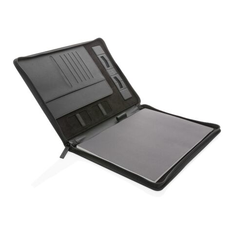 Swiss Peak Heritage RCS rPU A4 portfolio with zipper black | No Branding | not available | not available