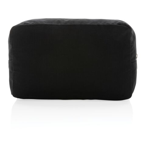 Impact Aware™ 285 gsm rcanvas toiletry bag undyed black | No Branding | not available | not available | not available