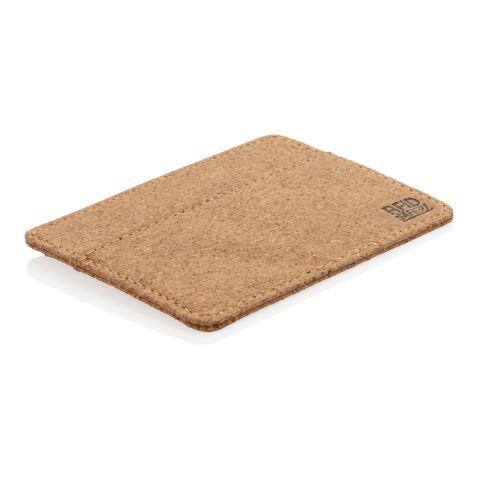 Cork secure RFID slim wallet brown | No Branding | not available | not available