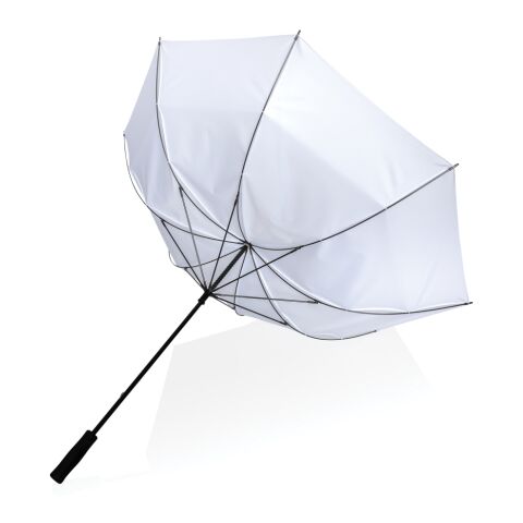 30" Impact AWARE™ RPET 190T Storm proof umbrella White | No Branding | not available | not available