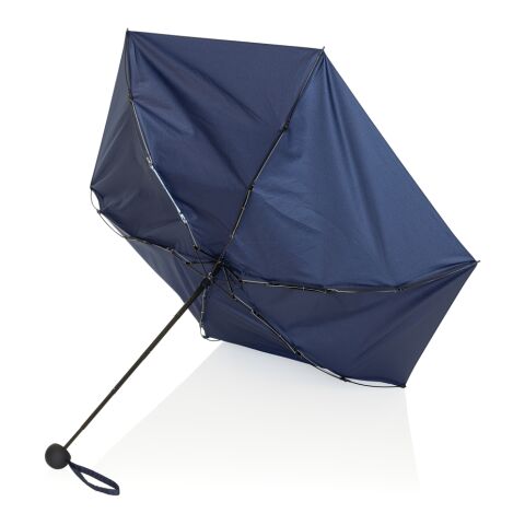 19.5&quot; Aware™ RPET super mini manual 190T Pongee umbrella navy | No Branding | not available | not available