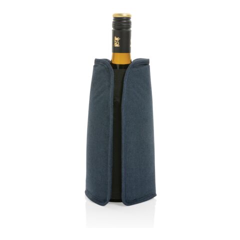 Vino AWARE™ RPET wine cooler sleeve navy | No Branding | not available | not available