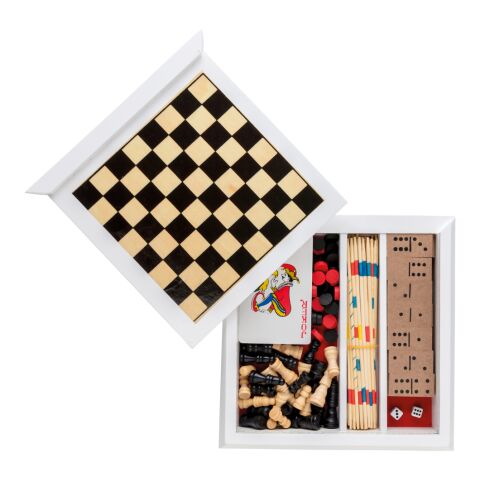 FSC® 5 in 1 game set White | No Branding | not available | not available