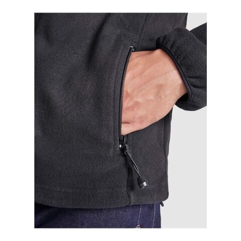 Luciane men's full zip fleece jacket Standard | Solid black | L | No Branding | not available | not available