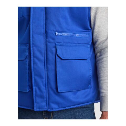 Amanzor multi-purpose workwear bodywarmer with high neck Standard | Royal blue | XL | No Branding | not available | not available | not available
