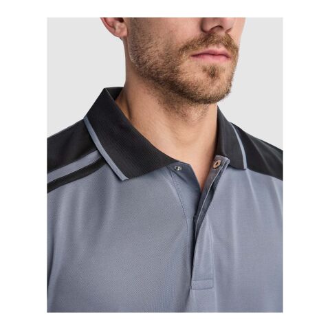 Samurai 160 g/m2 unisex antibacterial short sleeve polo  Standard | Solid black-Red | XL | No Branding | not available | not available | not available