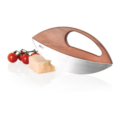 AdHoc Wave Universal chopping knife and pizza cutter brown | No Branding