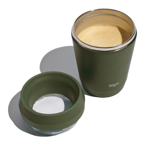 Topl Recycled Steel To Go Tumbler Patented 360 Lid 235ml green | No Branding | not available | not available