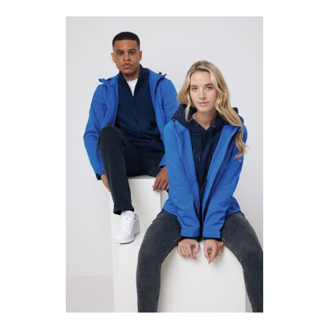 Iqoniq Makalu men recycled polyester soft shell jacket royal blue | L | No Branding | not available | not available | not available