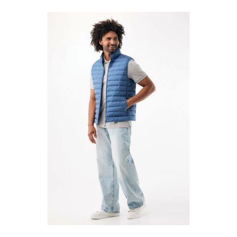 Iqoniq Meru men recycled polyester bodywarmer Moon blue | L | No Branding | not available | not available | not available