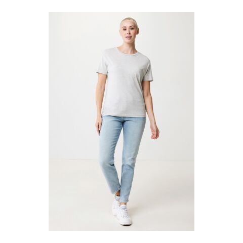 Iqoniq Yala women recycled cotton t-shirt light heather grey | M | No Branding | not available | not available | not available