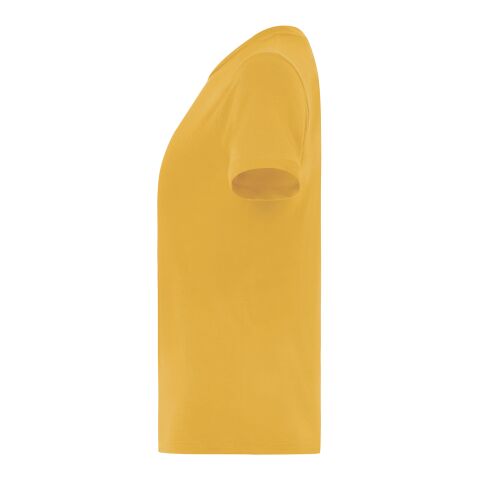 Iqoniq Koli kids recycled cotton t-shirt ochre yellow | 910