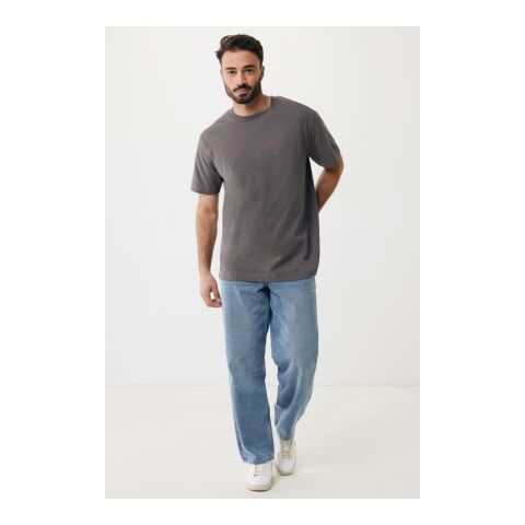 Iqoniq Kakadu relaxed recycled cotton t-shirt anthracite | XS | No Branding | not available | not available | not available