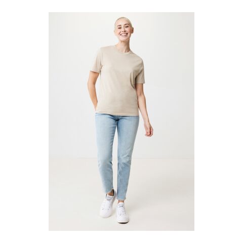 Iqoniq Sierra lightweight recycled cotton t-shirt light heather brown | XXXL | No Branding | not available | not available | not available