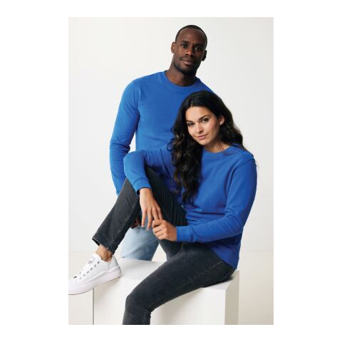 Iqoniq Zion recycled cotton crew neck royal blue | XXXL | No Branding | not available | not available | not available