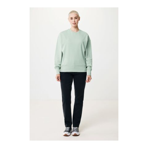 Iqoniq Kruger relaxed recycled cotton crew neck iceberg green | XXS | No Branding | not available | not available | not available