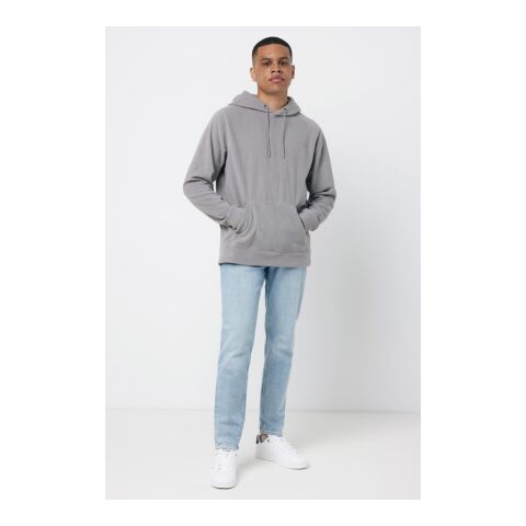 Iqoniq Trivor recycled polyester microfleece hoodie grey | XXS | No Branding | not available | not available | not available