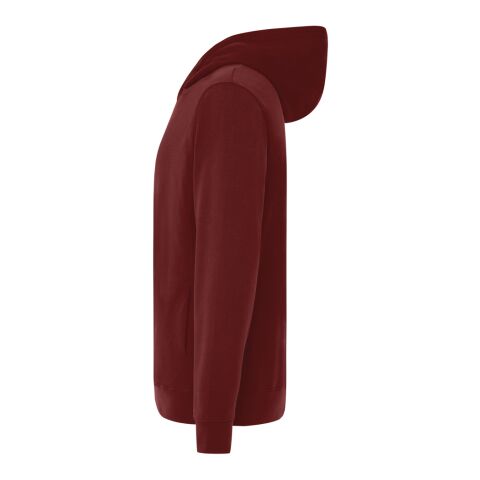 Iqoniq Yengo recycled cotton hoodie with sidepockets burgundy | M