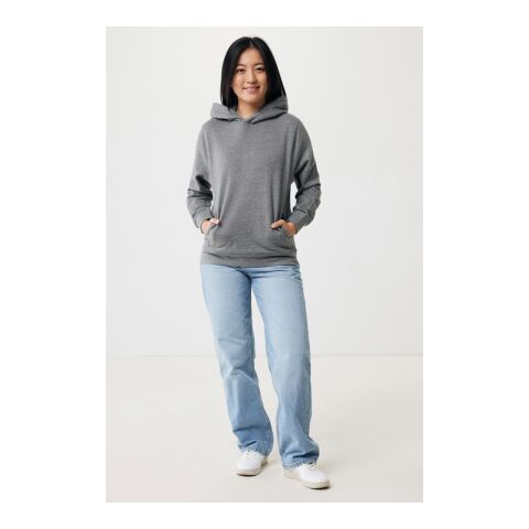 Iqoniq Yengo recycled cotton hoodie with sidepockets light heather anthracite | XXL | No Branding | not available | not available | not available