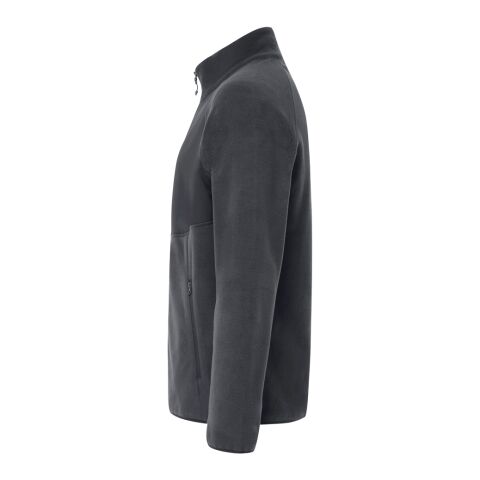 Iqoniq Talung recycled polyester microfleece zip through grey | S